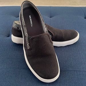 Black Merrill Performance Footwear slip on shoe